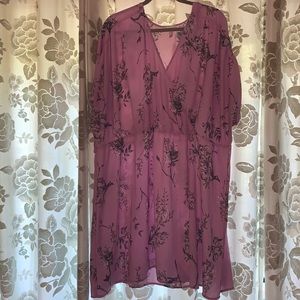 Leith Pink Flowy Dress